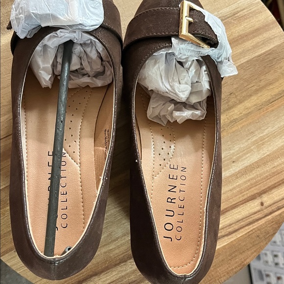 Journee Collection Shoes - Journee Collection Women's Chocolate Brown Loafers